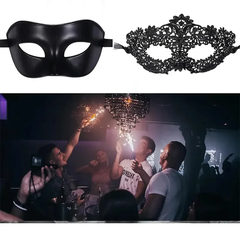 Black Masquerade Eye Masks