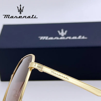 Square UV400 Sunglasses – Polarized Alloy Frame