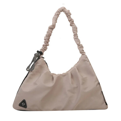 Women’s Ruched Gym Bag – Shoe Pocket, Wet Compartment & Yoga Mat Strap