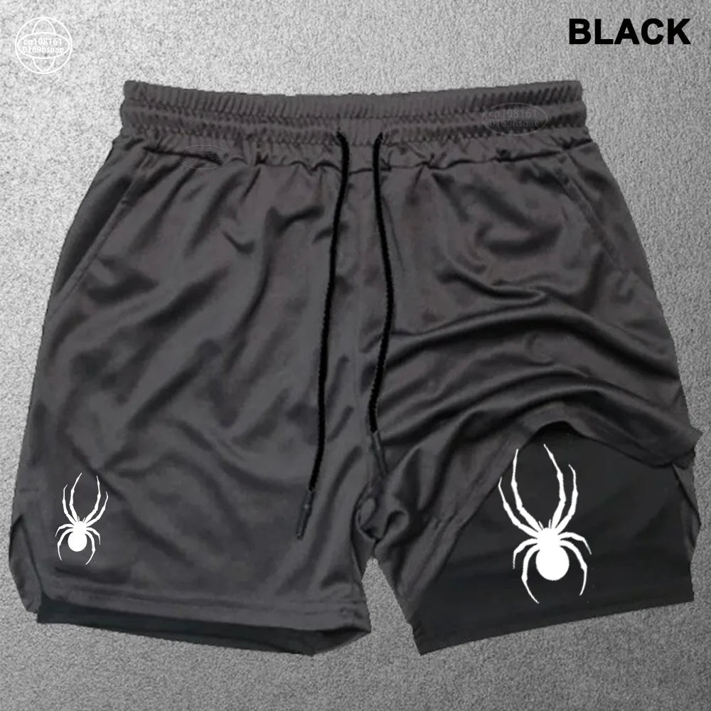 Men’s 2-in-1 Performance Athletic Shorts – Double Layer Training Fit