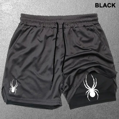 Men’s 2-in-1 Performance Athletic Shorts – Double Layer Training Fit