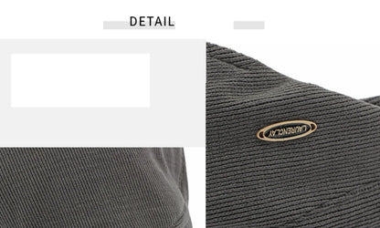 Men’s Adjustable Corduroy Flat Cap – Classic Casual Style