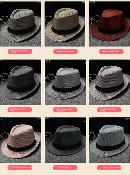 Men’s Lightweight Fedora Hat – Summer Cruise & Beach Style<