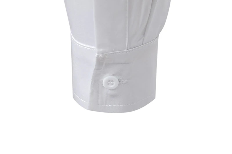Men’s Satin Dress Shirt – Long Sleeve Formal Button Down