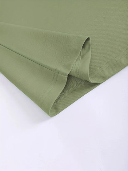 Men’s Cotton Compass Graphic T – Shirt – Lightweight Travel Comfort – White – XXL