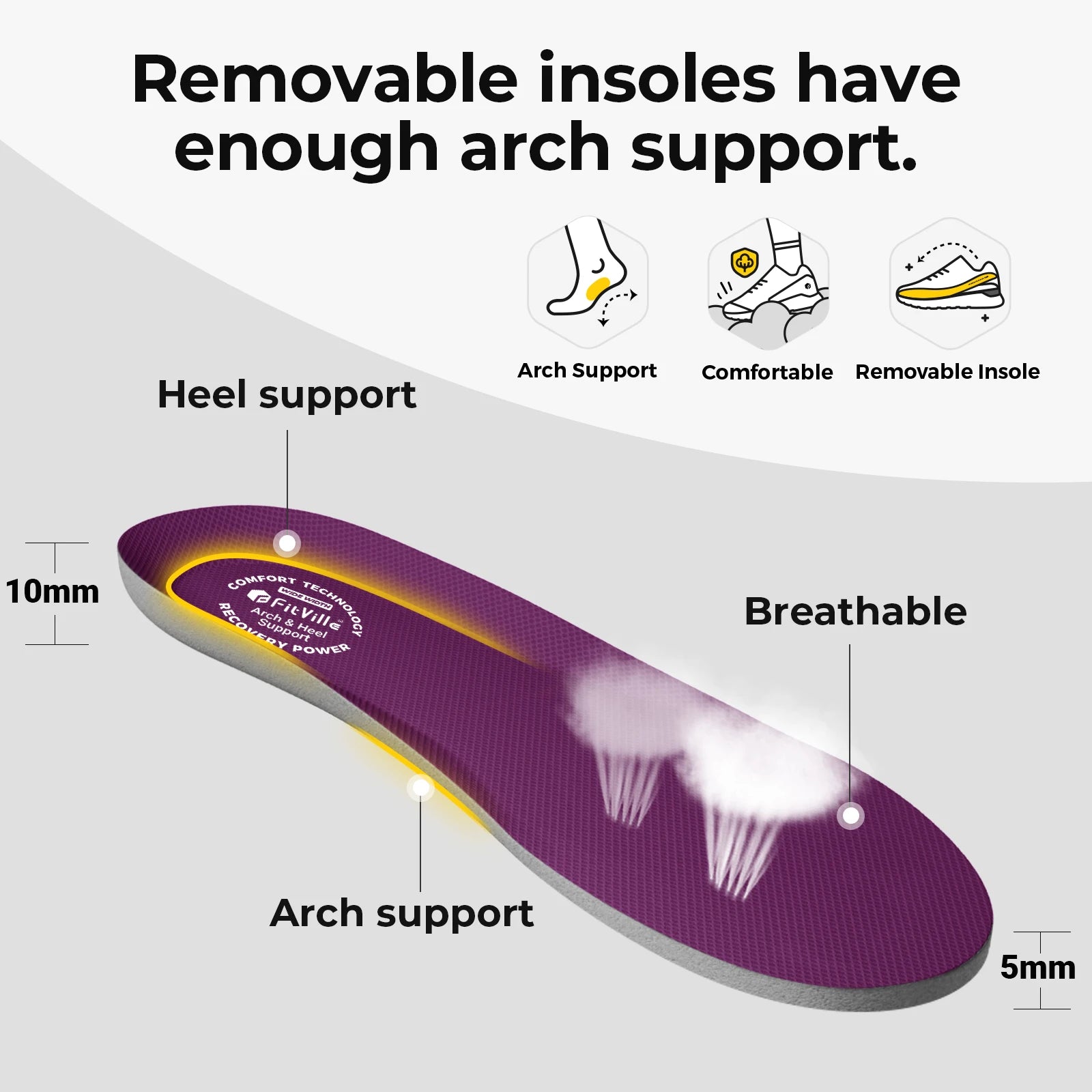 Women's Wide Fit Walking Sneakers – Breathable Lightweight Comfort Shoes – Black – 42.5