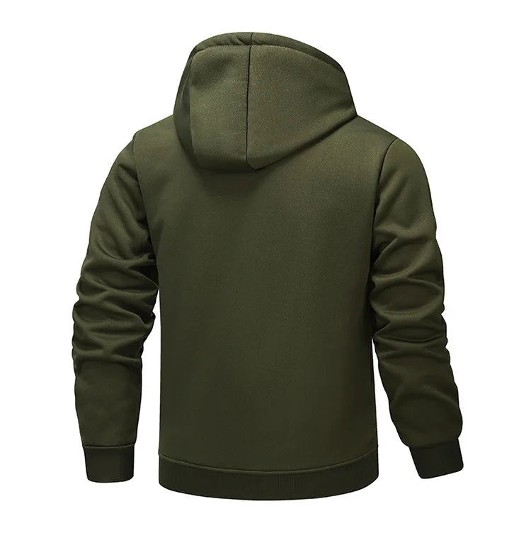 Men’s Sherpa-Lined Zip Hoodie