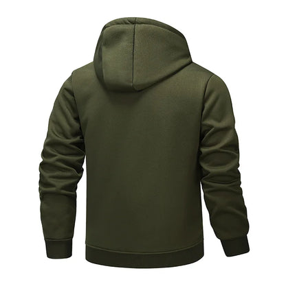 Men’s Sherpa-Lined Zip Hoodie