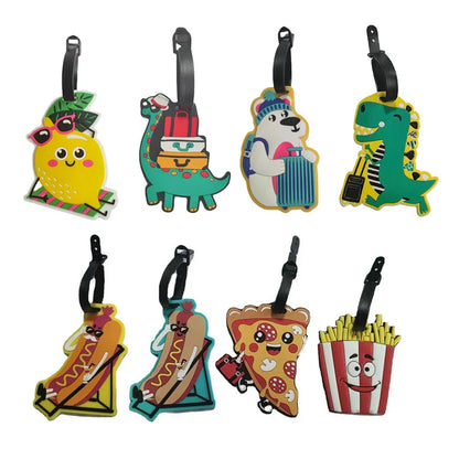 Avocado Silicone Luggage Tag – Fun Travel Accessory