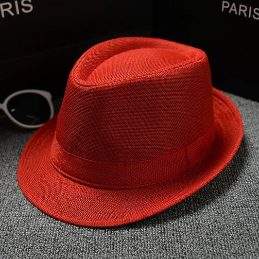 Men’s Lightweight Fedora Hat – Summer Cruise & Beach Style<