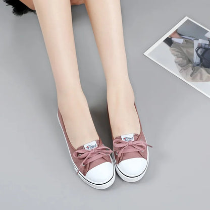 Canvas Slip-On Sneakers for Women & Teens | Lightweight, Low Profile