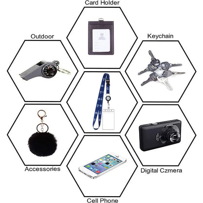 3-Piece Cruise Lanyard Set with Retractable Card Holders