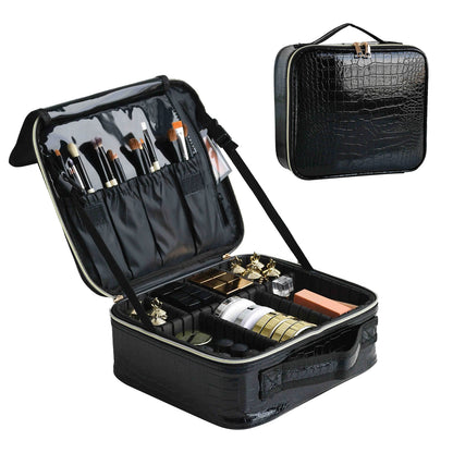 Travel Makeup Organizer Case – Portable Zipper Storage