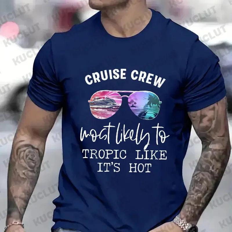 Unisex Cruise Crew Graphic T-Shirt – Vacation Party Tee