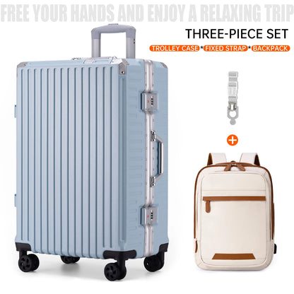Aluminum Carry-On Luggage – Lightweight, TSA Lock, Spinner Wheels - The Dock Drop