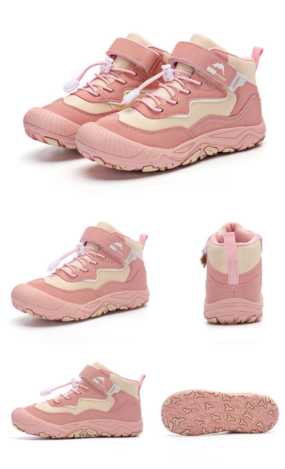 Kids Hiking Boots Toddler Girls Boys Hiking Shoes  Anti-Collision Non-Slip Athletic Outdoor Trekking Boots