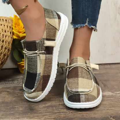 Women’s Canvas Slip-On Sneakers – Lightweight, Casual Comfort