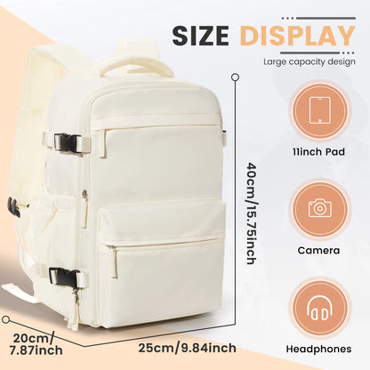 Vacuum Compression Travel Backpack – Expandable Carry-On, 20–35L