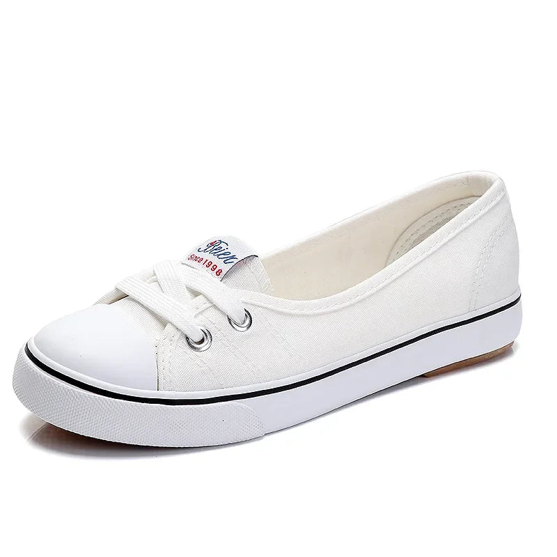 Canvas Slip-On Sneakers for Women & Teens | Lightweight, Low Profile