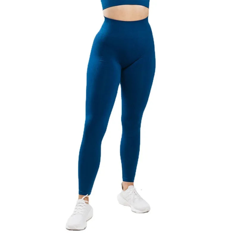 Women’s Seamless Leggings – High Waist, Stretch, Ankle Length - The Dock Drop