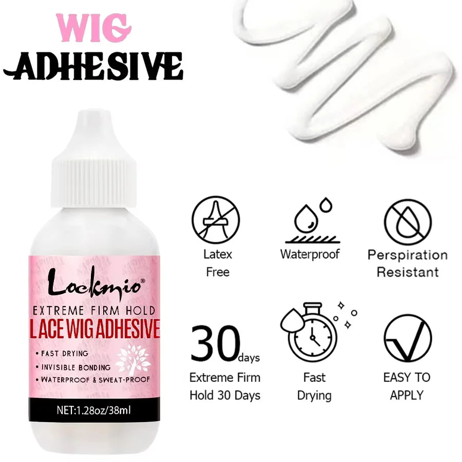 Lace Wig Adhesive Kit – Waterproof Glue, Remover & Wig Tools Set