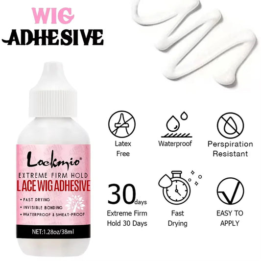 Lace Wig Adhesive Kit – Waterproof Glue, Remover & Wig Tools Set