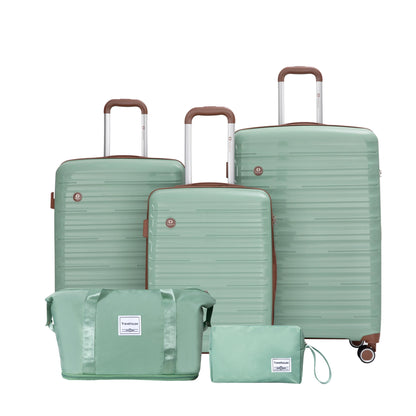 5-Piece Hardshell Luggage Set with Spinner Wheels & TSA Locks