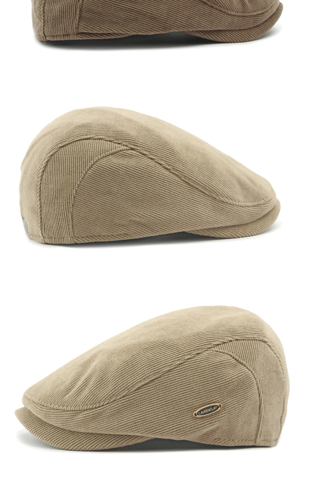 Men’s Adjustable Corduroy Flat Cap – Classic Casual Style