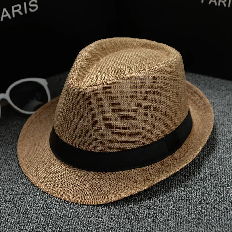 Men’s Lightweight Fedora Hat – Summer Cruise & Beach Style<