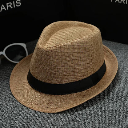 Men’s Lightweight Fedora Hat – Summer Cruise & Beach Style<