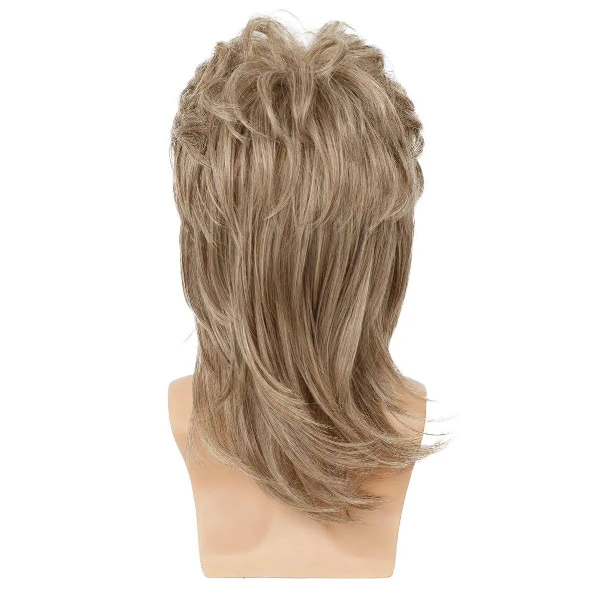 Retro Mullet Costume Wig – Long, Straight