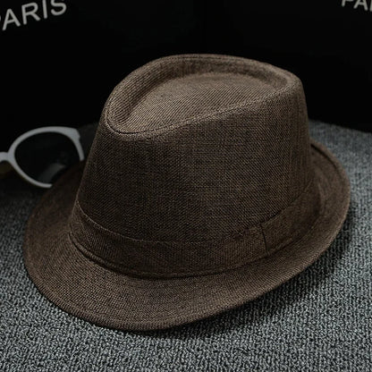 Men’s Lightweight Fedora Hat – Summer Cruise & Beach Style<