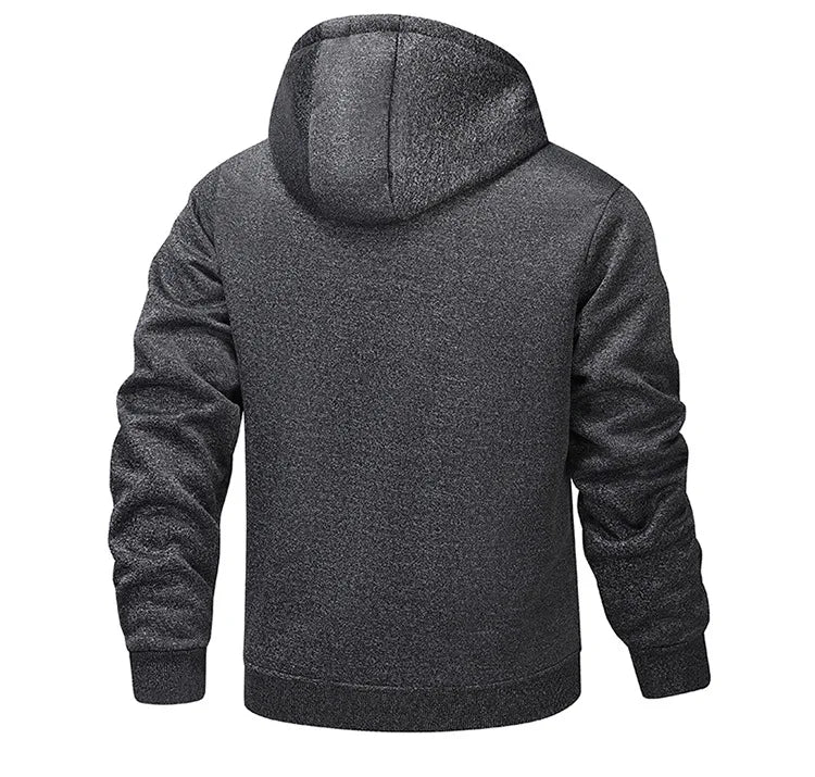 Men’s Sherpa-Lined Zip Hoodie