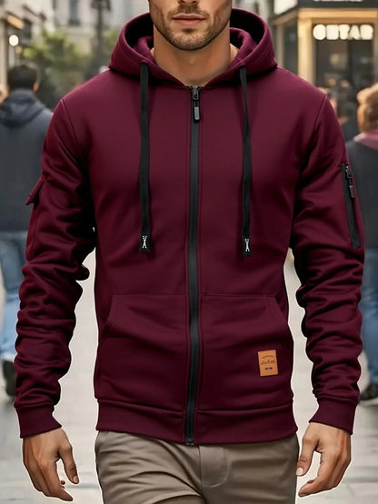 Men’s Lightweight Hooded Zip Jacket