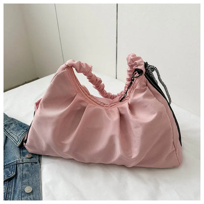Women’s Ruched Gym Bag – Shoe Pocket, Wet Compartment & Yoga Mat Strap