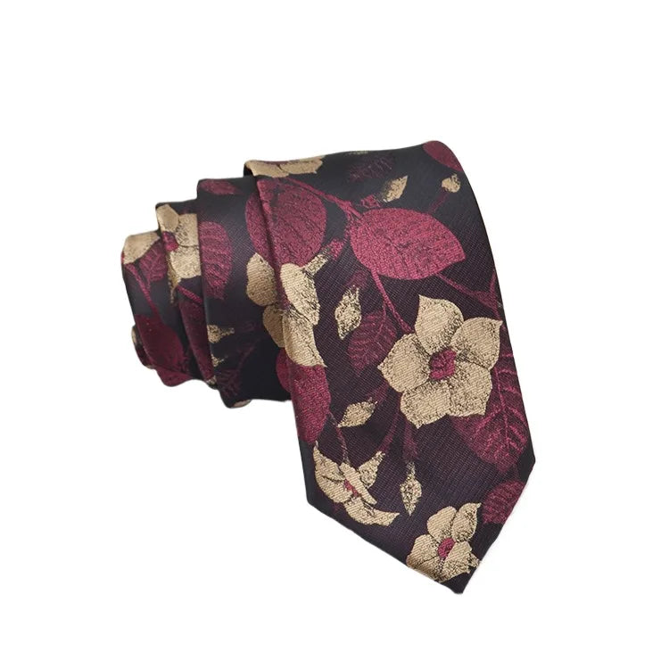 Men’s Floral Neck Tie – Classic 8cm Width