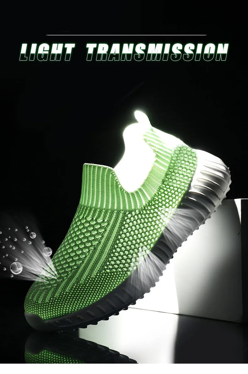 Kids’ Breathable Mesh Slip-on Sneakers