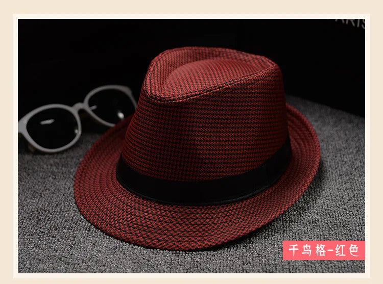 Men’s Lightweight Fedora Hat – Summer Cruise & Beach Style<