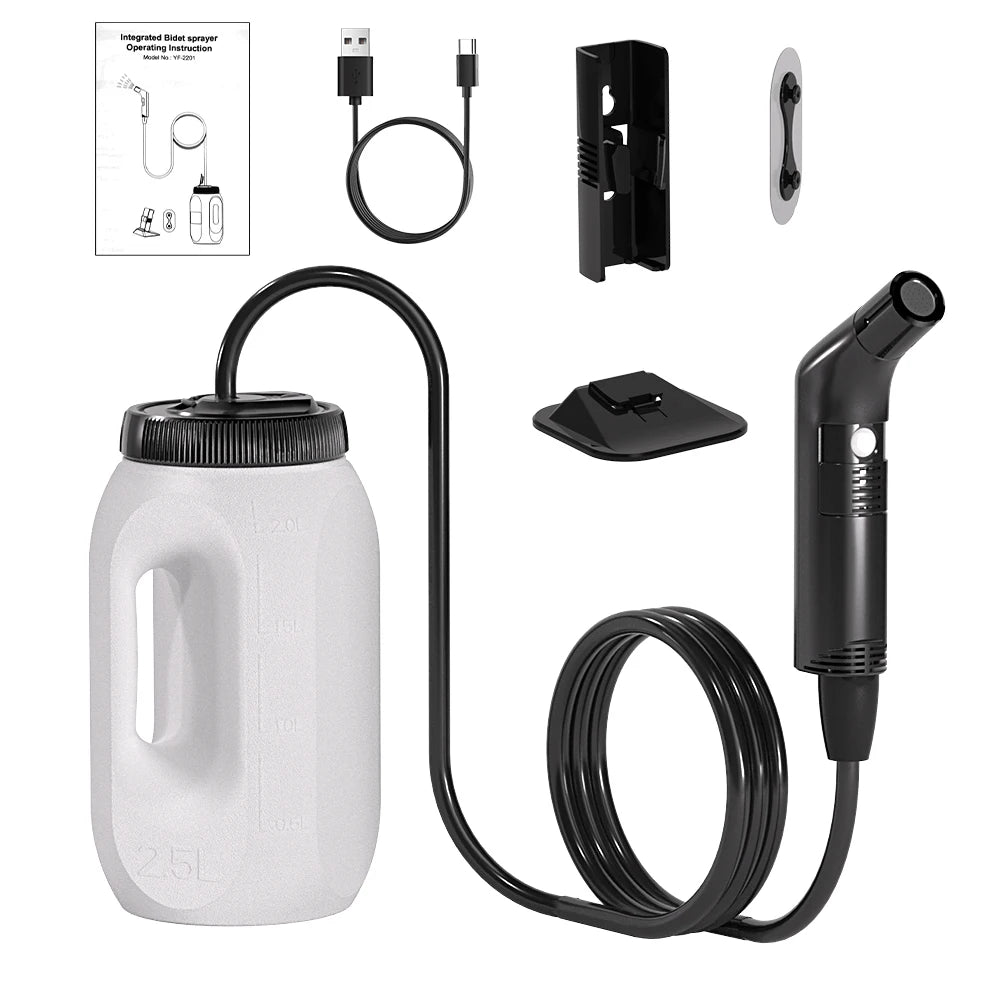 Rechargeable Portable Bidet for Travel, Cruises, RVs & Camping