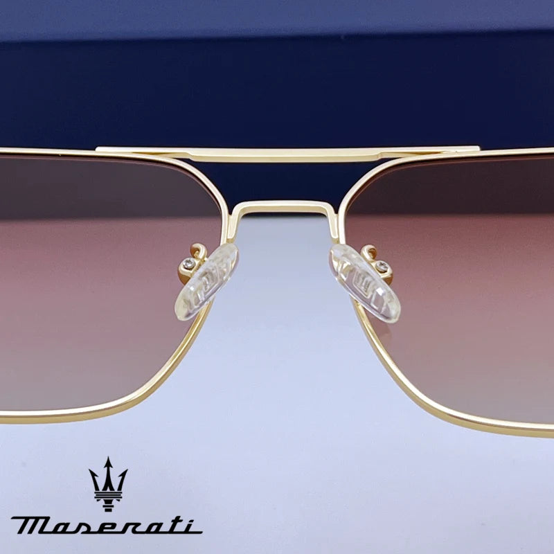 Square UV400 Sunglasses – Polarized Alloy Frame