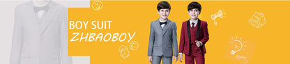 Boys' Jacquard 2-Piece Formal Suit