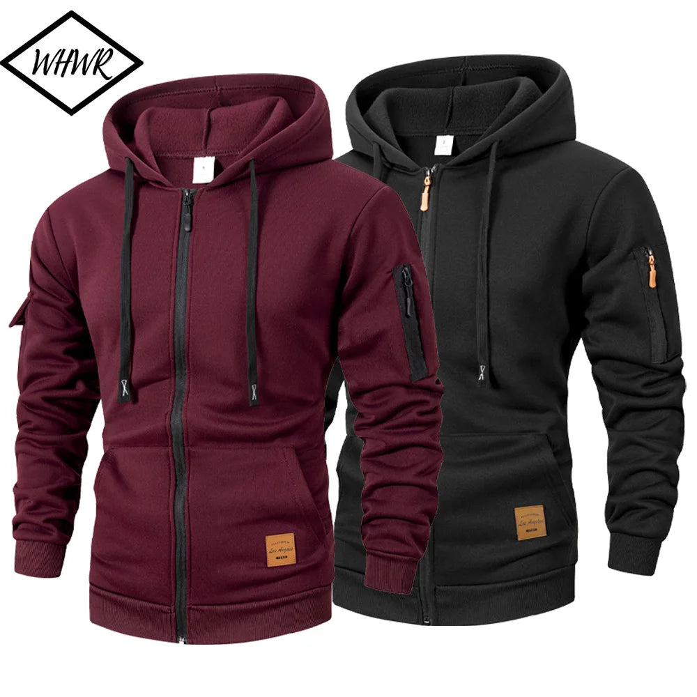 Men’s Lightweight Hooded Zip Jacket