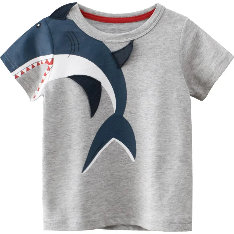 Kids' Cotton Graphic T-Shirt – Summer Adventure Collection