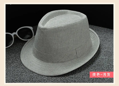 Men’s Lightweight Fedora Hat – Summer Cruise & Beach Style<