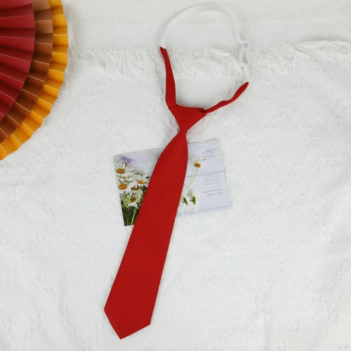 Kids Pre-Tied Dress Tie – Adjustable Clip-On Formal Accessory