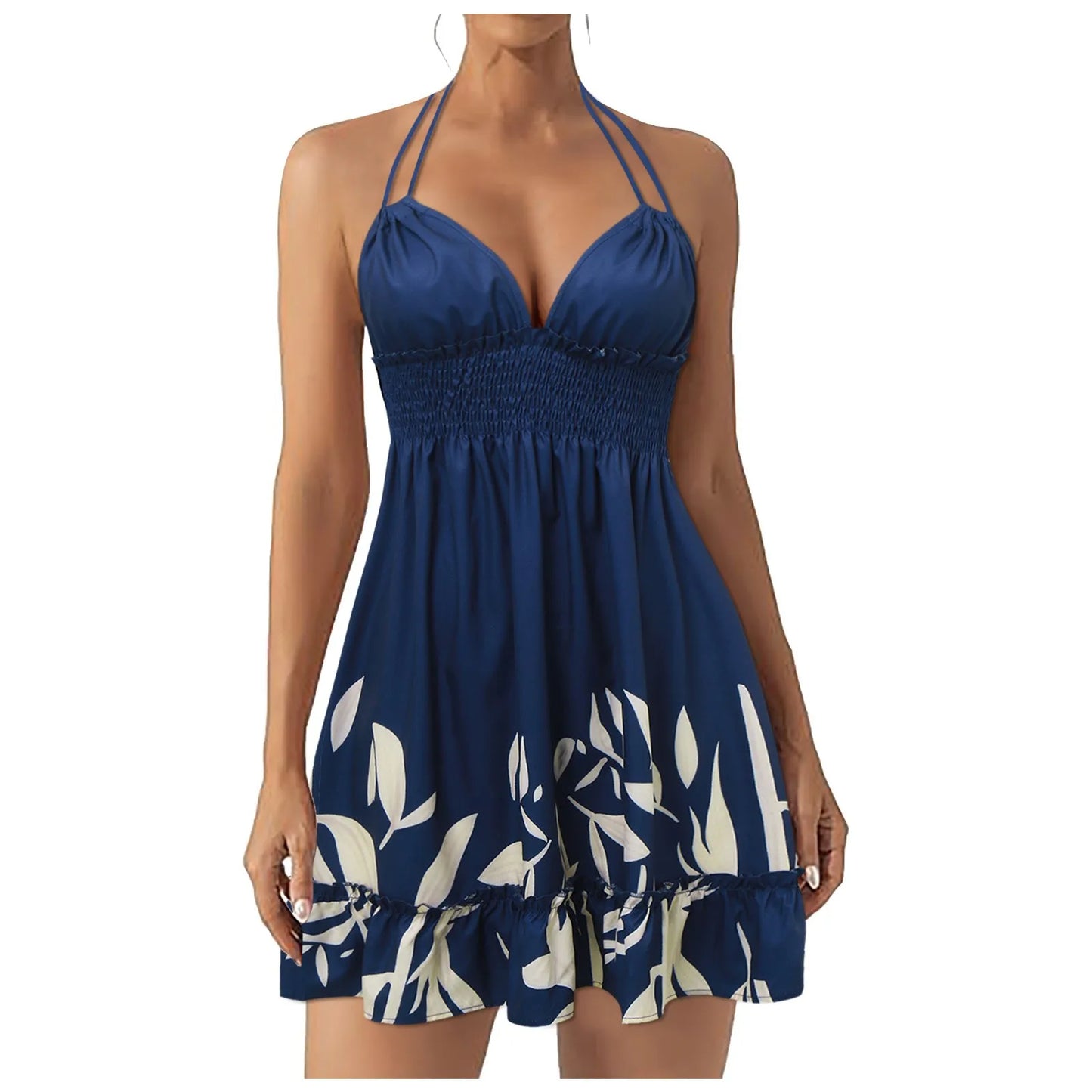 Women’s Sleeveless Summer A-Line Dress – Flowy Casual Fit