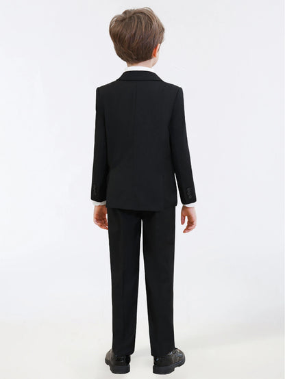 Boys’ 5-Piece Slim Fit Formal Suit – Complete Dresswear Set