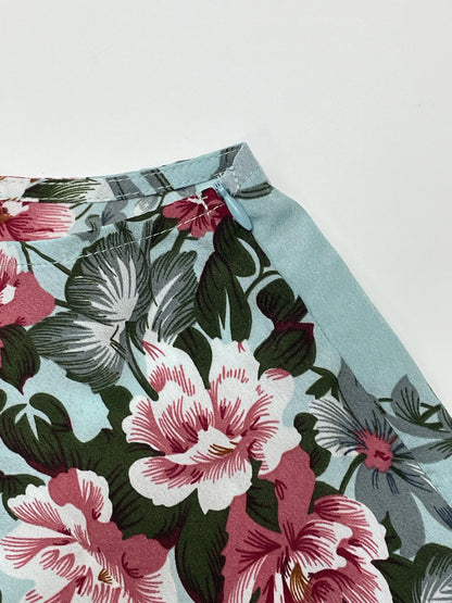 Women’s Floral High-Slit Halter Dress – Sleeveless, Summer Maxi