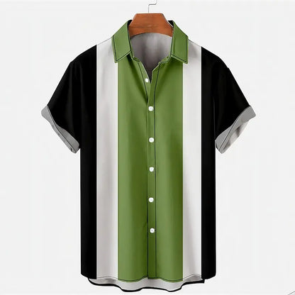 Men's Silk Blend Button-up Shirt - The Dock Drop