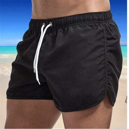 Men’s Quick-Dry Color Block Swim Shorts